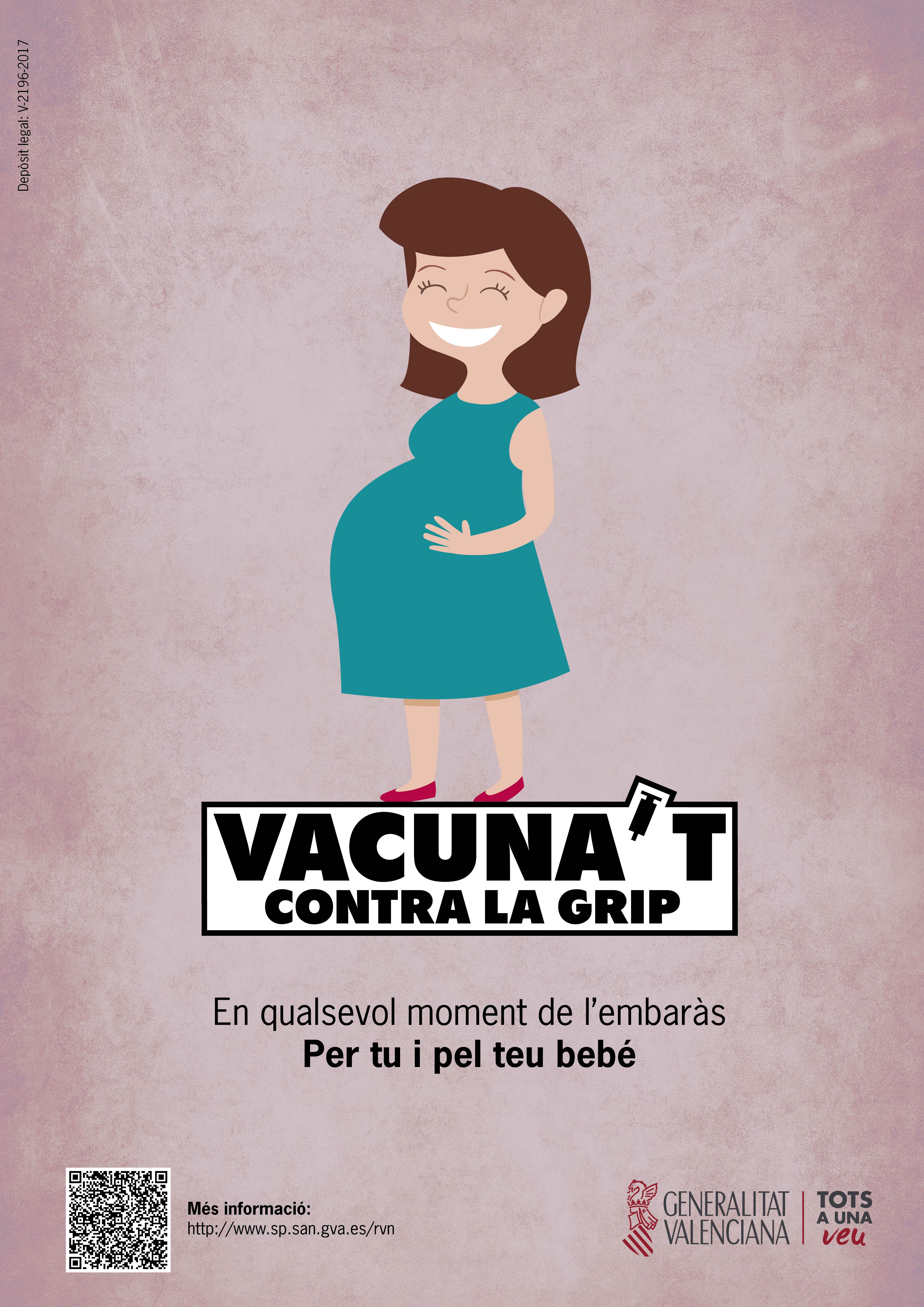 (Valencià) Campanya vacunació contra la grip 2017-2018